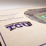 TCU Horned Frogs // 5 Layer // 5 Layer Wall Art