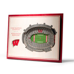 Wisconsin Badgers Wall Art (5 Layer)