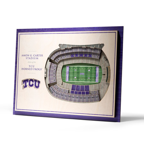 TCU Horned Frogs // 5 Layer // 5 Layer Wall Art