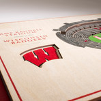 Wisconsin Badgers Wall Art (5 Layer)