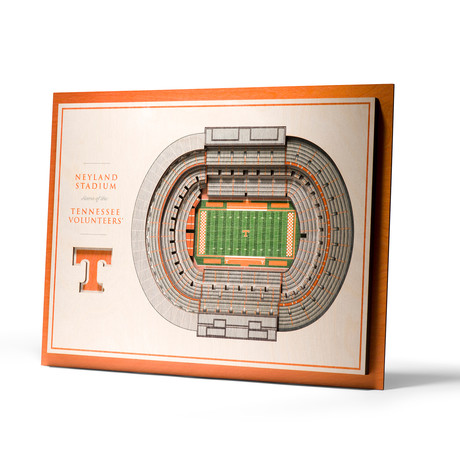 Tennessee Volunteers // 5 Layer Wall Art (25 Layer)
