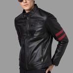 Jayden Leather Jacket // Black (XS)