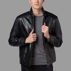 Sebastian Leather Jacket // Black (2XL)