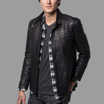 Aiden Leather Jacket // Black (Euro: 46)