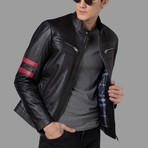 Jayden Leather Jacket // Black (2XL)