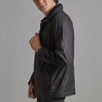 Elias Leather Jacket // Black (5XL)