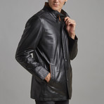 Alexander Leather Jacket // Black (Euro: 56)