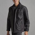 Elias Leather Jacket // Black (XS)