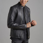 James Leather Jacket // Black (XS)