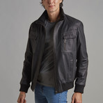 Carson Leather Jacket // Black (S)