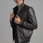 Liam Leather Jacket // Black (XL)