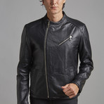 James Leather Jacket // Black (XS)