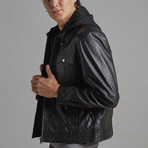 Ian Leather Jacket // Black (5XL)