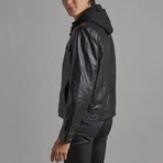 Ian Leather Jacket // Black (2XL)