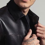 Ezra Leather Jacket // Black (Euro: 46)