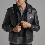 Ian Leather Jacket // Black (Euro: 54)