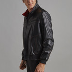 Grayson Leather Jacket // Black (4XL)