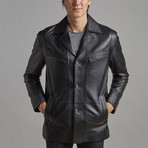 Jackson Leather Jacket // Black (5XL)
