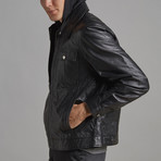 Ian Leather Jacket // Black (XS)
