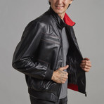 Grayson Leather Jacket // Black (Euro: 54)