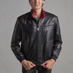 Grayson Leather Jacket // Black (Euro: 48)