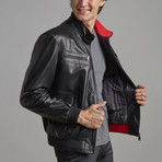 Grayson Leather Jacket // Black (Euro: 46)