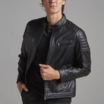 Levi Leather Jacket // Black (XL)