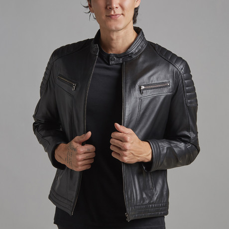 Levi Leather Jacket // Black (Euro: 46)