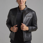 Levi Leather Jacket // Black (L)
