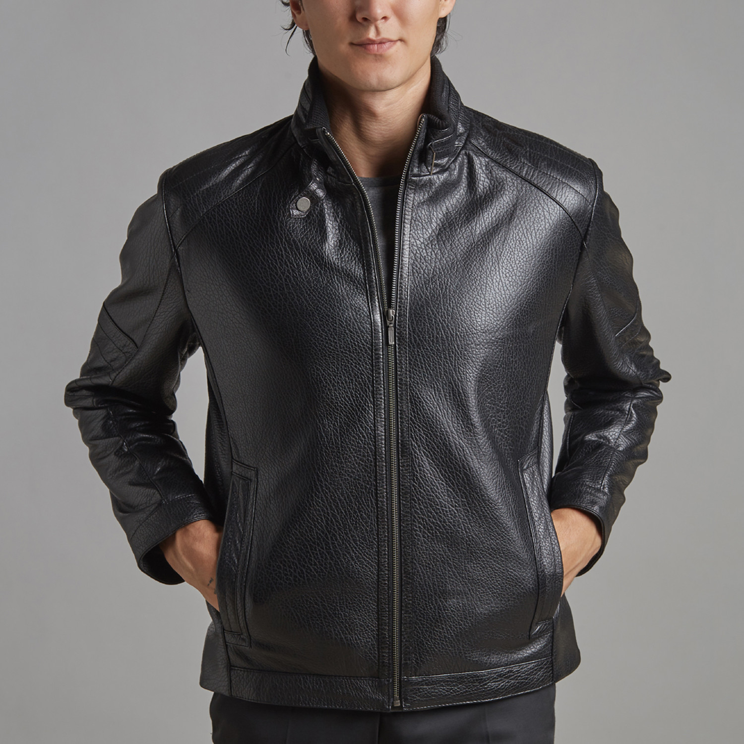 Adrian Leather Jacket // Black (Euro: 46) - Deriderim - Touch of Modern