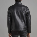 Adrian Leather Jacket // Black (L)