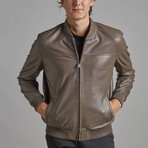 Easton Leather Jacket // Mink (L)