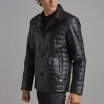 Charles Leather Jacket // Black (4XL)