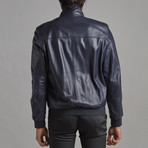 Nolan Leather Jacket // Navy (Euro: 58)