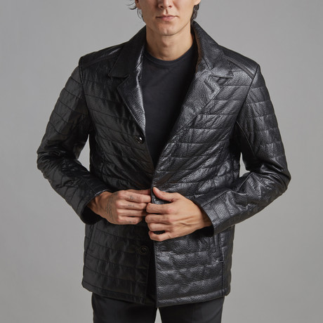 Charles Leather Jacket // Black (XS)