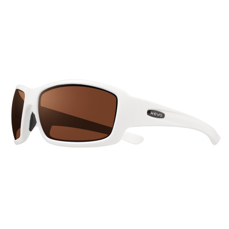 Bearing Polarized Sunglasses // Matte White Frame // Open Road Lens