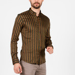 Ricardo Long Sleeve Button Up Shirt // Khaki (M)