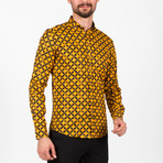 Terrell Long Sleeve Button Up Shirt // Mustard (2XL)