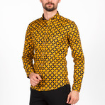 Terrell Long Sleeve Button Up Shirt // Mustard (S)