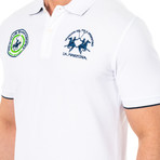 Ricky Short Sleeve Polo Shirt // White (Large)