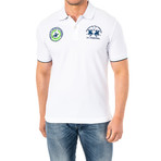 Ricky Short Sleeve Polo Shirt // White (Medium)