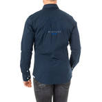 Rocco Long Sleeve Shirt // Blue (2X-Large)