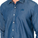 Eric Long Sleeve Shirt // Blue (Large)