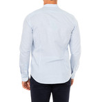 Jim Long Sleeve Shirt // White + Blue (Medium)