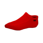 Sockwa // Playa Lo Beach Socks // Red (Men's US 4)