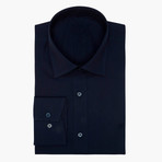 Jonathon Oxford Slim Fit Shirt // Dark Blue (L)