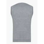 Hayden Woolen Sweater Vest // Light Gray (S)