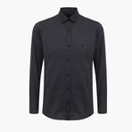 Gordon Slim Fit Shirt // Black (M)