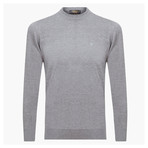 Theodore Woolen Crewneck Sweater // Light Gray (3XL)