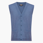 Marshall Woolen Sweater Vest // Blue (L)
